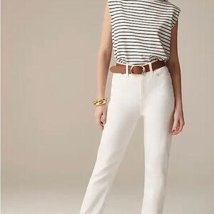 Classic straight jean in white